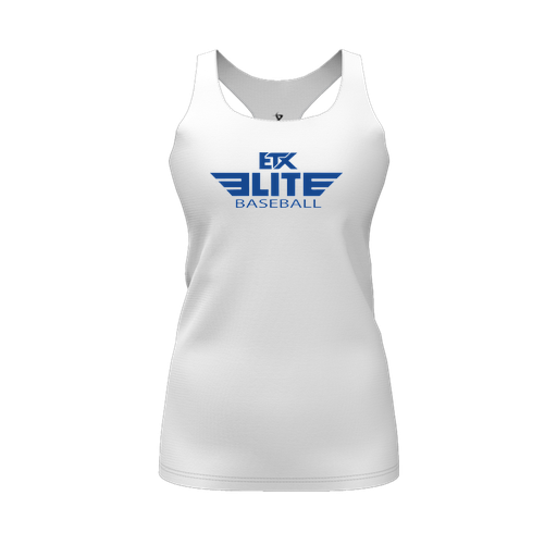 [FT0TRBWH-FYS-LOGO2] Decker Racerback Tank Top (Female Youth S, White, Logo 2)