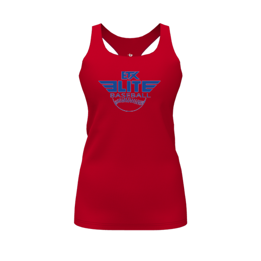 [FT0TRBRD-FYS-LOGO1] Decker Racerback Tank Top (Female Youth S, Red, Logo 1)