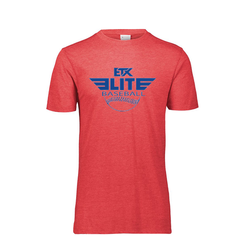 [FTSCUBRD-AS-LOGO1] Decker Men's Tri-Blend T-Shirt - Short Sleeve (Adult S, Red, Logo 1)