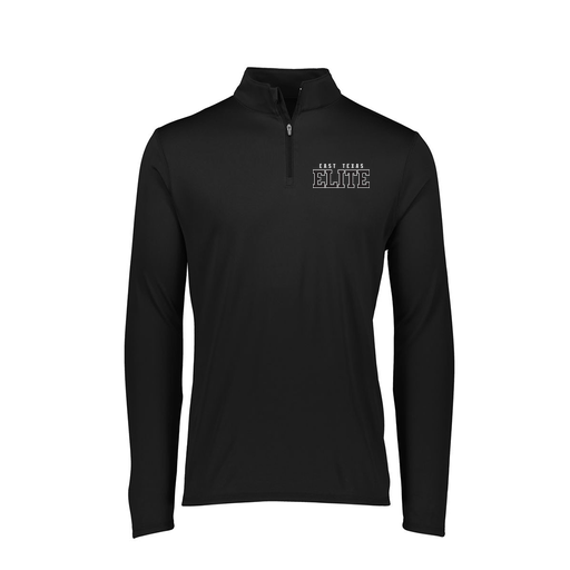 [FTLQFLBK-FAXS-LOGO3] Ladies Flex-Lite 1/4 Zip Shirt (Female Adult XS, Black, Logo 3)