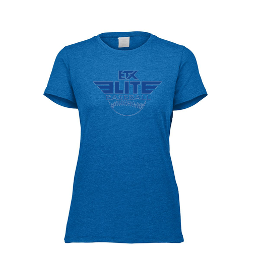 [FTSCUBRY-FAXS-LOGO1] Decker Women's Tri-Blend T-Shirt - Short Sleeve (Female Adult XS, Royal, Logo 1)