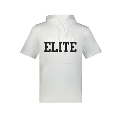 [6871.005.S-LOGO3] Men's Dri Fit Short Sleeve Hoodie (Adult S, White, Logo 3)
