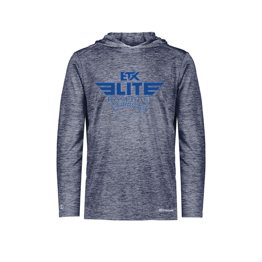 [FOLHCGNV-AS-LOGO1] Decker Men's Charge Hoodie (Adult S, Navy, Logo 1)