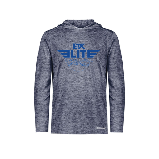 [FOLHCGNV-YS-LOGO1] Decker Youth Charge Hoodie (Youth S, Navy, Logo 1)