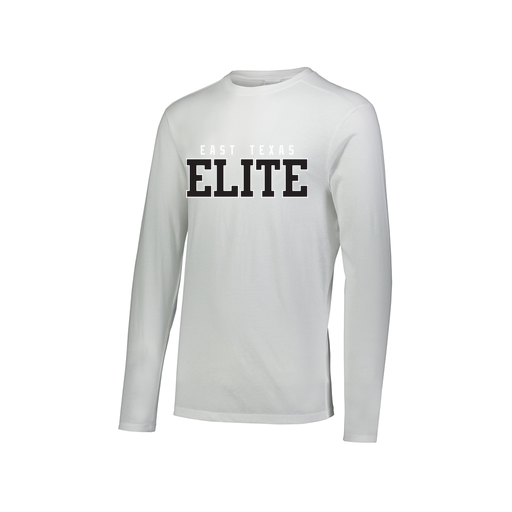 [FTLCUBWH-AXS-LOGO3] Decker Men's Tri-Blend T-Shirt - Long Sleeve (Adult XS, White, Logo 3)