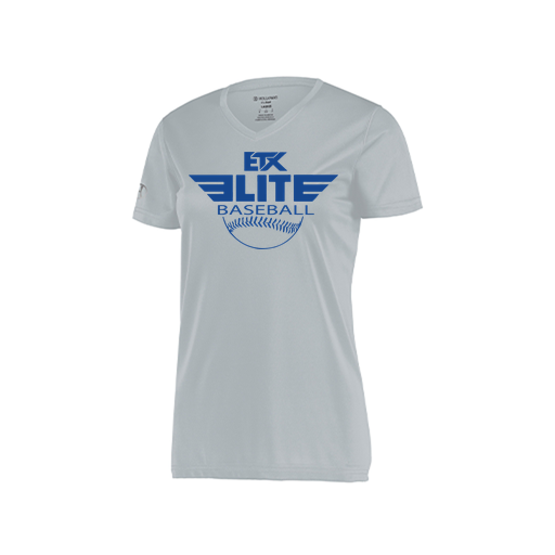 [222820.099.S-LOGO1] Ladies Movement Dri Fit Shirt (Female Adult S, Silver, Logo 1)