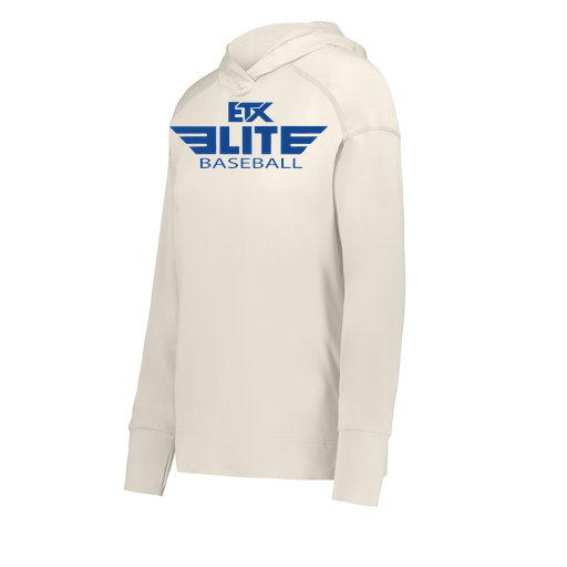 [222798-WHT-FAXS-LOGO2] Ladies Ventura Thin Knit Hoodie (Female Adult XS, White, Logo 2)
